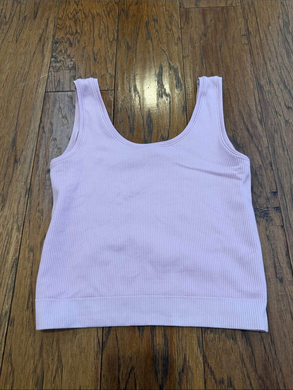 Athleta Seamless Scoop Neck Ribbed Tank Top - Light Lavender